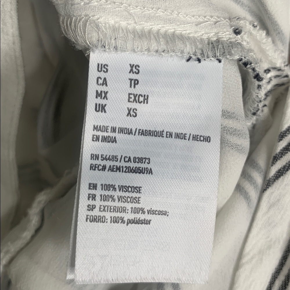 American eagle outfitters stripped jumpsuit xs - Picture 4 of 6